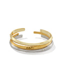 OAKLAND SET OF 3 CUFF BRACELETS MIXED METAL