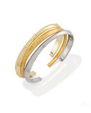 OAKLAND SET OF 3 CUFF BRACELETS MIXED METAL
