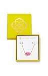 BOXED ELISA PENDANT NECKLACE GOLD AZALEA ILLUSION