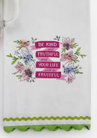 Kind And Truthful Tea Towel