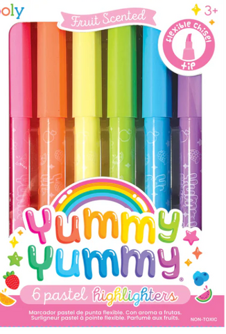 Yummy Yummy Scented Highlighters - Set of 6