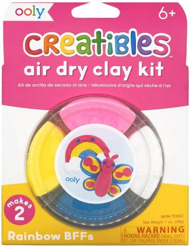 Creatibles D.I.Y. Air-Dry Clay Kit: Rainbow BFFs (Set of 4)