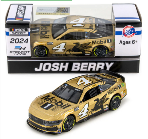 Josh Berry 50th Anniversary Mobil 1 Gold 1:64 Standard 2024 Diecast Car