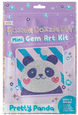 Razzle Dazzle D.I.Y. Mini Gem Art Kit - Pretty Panda