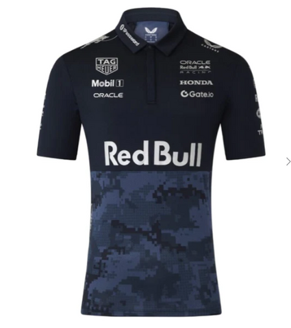Red Bull Racing Mens F1 Mens's HypeBeast 2025 Special Edition Track Polo