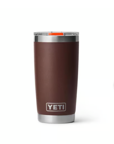 Rambler 20 OZ Tumbler RAMBLER 20 OZ TUMBLER MS WETLANDS BROWN