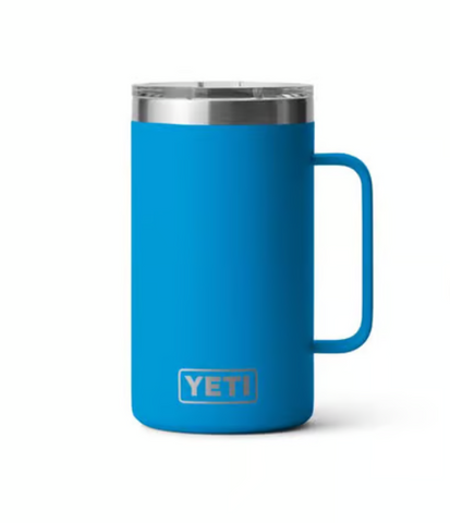 YETI Rambler 24OZ Mug BIG WAVE BLUE