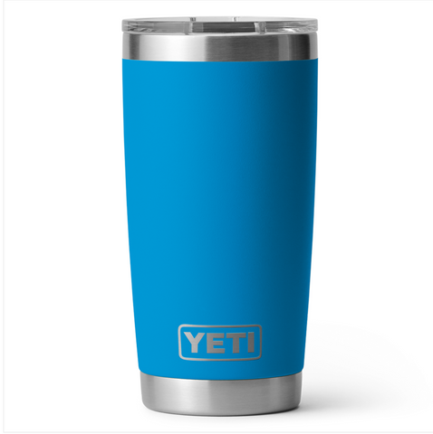 YETI Rambler 20 OZ Tumbler BIG WAVE BLUE