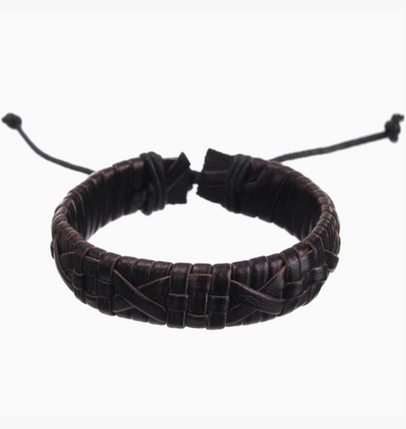 Mad Man - MM Bracelet -Montana | Men's Woven Leather Bracelet