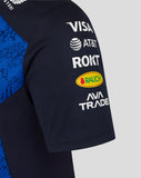 Red Bull Racing Mens Teamline Polo Shirt Shirt - Night Sky / Surf The Web
