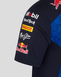 Red Bull Racing Mens Teamline Polo Shirt Shirt - Night Sky / Surf The Web