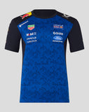 Red Bull Racing Mens Teamline Set Up T-Shirt - Night Sky / Surf The Web