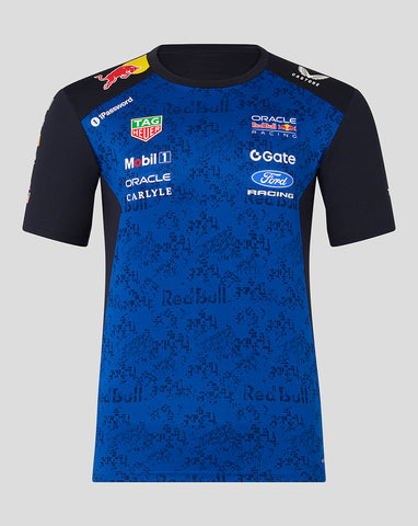 Red Bull Racing Womens Teamline Set Up T-Shirt - Night Sky / Surf The Web