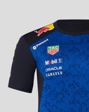 Red Bull Racing Mens Teamline Set Up T-Shirt - Night Sky / Surf The Web