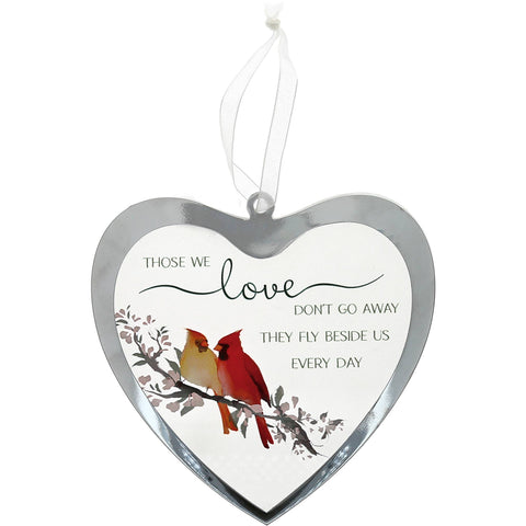 Pavilion - Those We Love - 4.75" Mirrored Glass Ornament