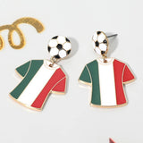 Sensibling Corp. - FIFA World Cup Soccer Jersey Drop Earrings