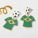 Sensibling Corp. - FIFA World Cup Soccer Jersey Drop Earrings