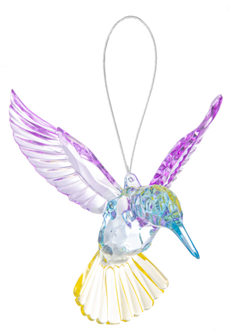 4.5" SPRING HUMMINGBIRD ORNAMENT
