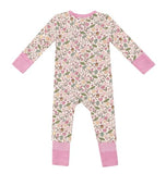 2 Way Zipper Romper - Acorn Floral - 3 - 6M