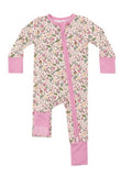 2 Way Zipper Romper - Acorn Floral - 3 - 6M