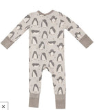 2 Way Zipper Romper - Penguin Pals - 3 - 6M