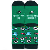 Lavley - I'd Rather Be Watching Soccer Socks