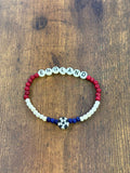 Paco Designs - International Soccer Beaded Bracelet