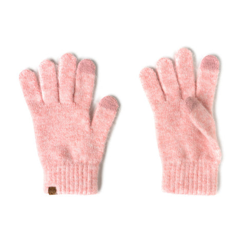 Britt's Knits Powder Knit Ultra Soft Gloves - Pink