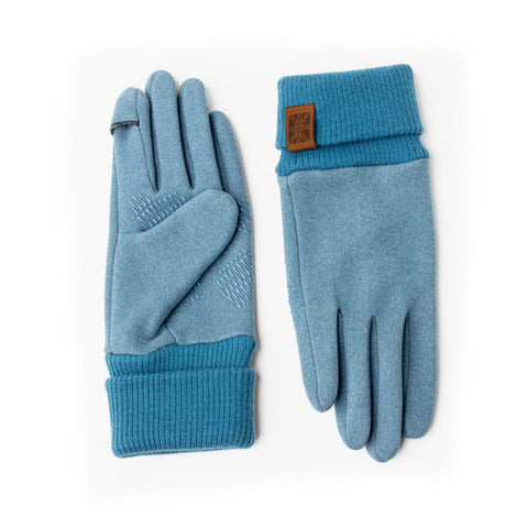 Britt's Knits Pro Tip Texting Gloves - Blue