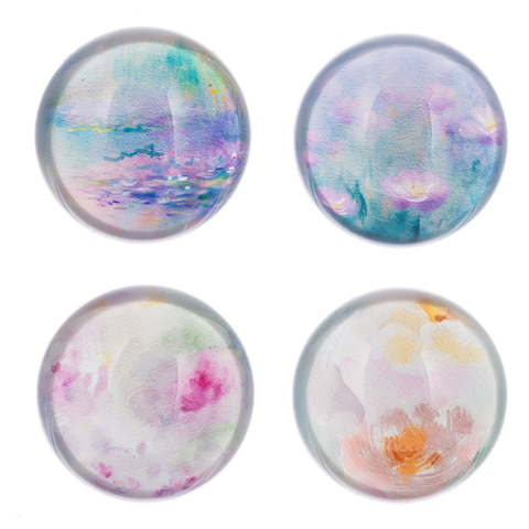 Watercolor Floral Paperweight