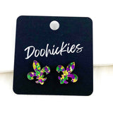 Fleur de Lis Stud Earrings (3 Color Options)