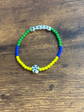 Paco Designs - International Soccer Beaded Bracelet