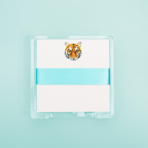 Taylor Paladino - Tiger Face Square Desk Set