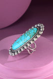 Urbanista - Western Oval Turquoise Cuff Ring