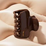 KITSCH - Recycled Plastic Puffy Cloud Clip 1pc - Chocolate