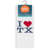 Lavley - I Heart TX Texas Socks