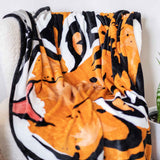 The Royal Standard - Eye of the Tiger Throw   Orange/Black   50x60