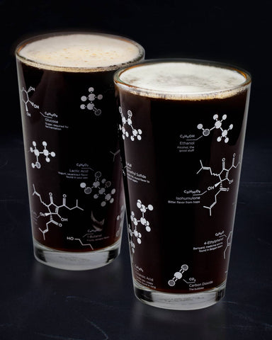The Science of Beer Pint Set of 2