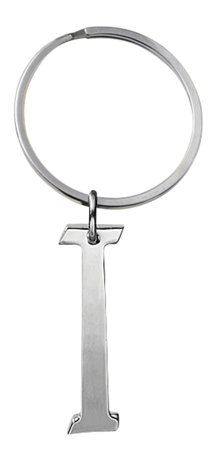 I - INITIALLY YOURS KEYRING IRON