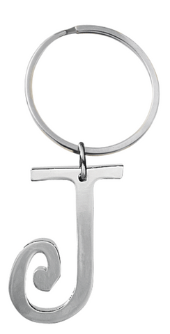 J - INITIALLY YOURS KEYRING-J,IR