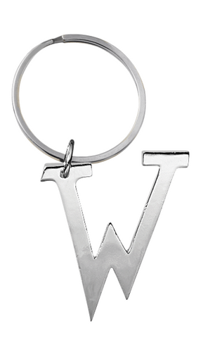 W - INITIALLY YOURS KEYRING IRON