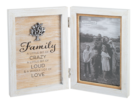 Photo Frame Family - Family a little bit of crazy a little bit of loud..