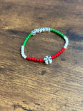 Paco Designs - International Soccer Beaded Bracelet