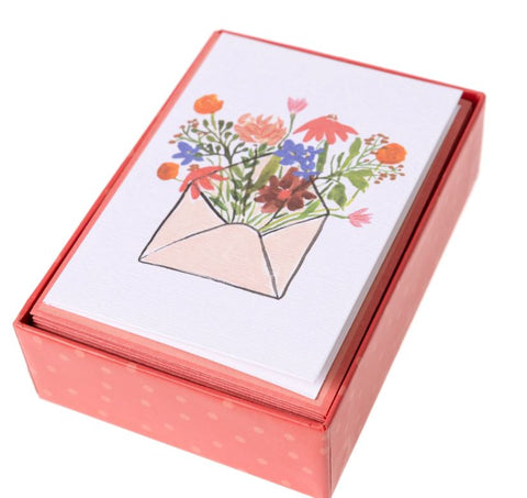 Flower Envelope Boxed Cards