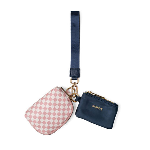 Kedzie Tandem Wristlet Set - Check Please