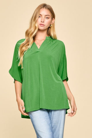 Lizzy Breeze Blouse KELLY GREEN