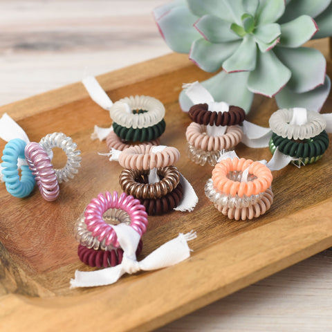 Hair Coils Set! Set of 3 Coils with Ribbon
