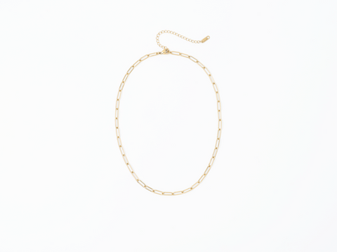 PVD Paperclip Chain Necklace
