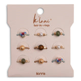 "Terra" Earth Tones Hair Tie Rings