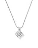 DIRA PEARL SHORT PENDANT NECKLACE SILVER FRESHWATER CULTURED PEARL